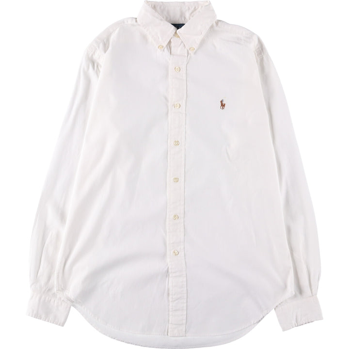 Ralph Lauren Classic Fit Long Sleeve Button Down Shirt Men's XL cotton white type Vintage Second Hand