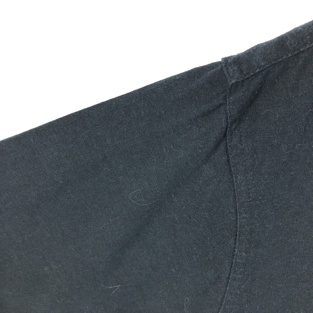 Haggar Washable Linen Short Sleeve Open Collar Linen Shirt Box Shirt Men's XL Size linen black type Vintage Second Hand
