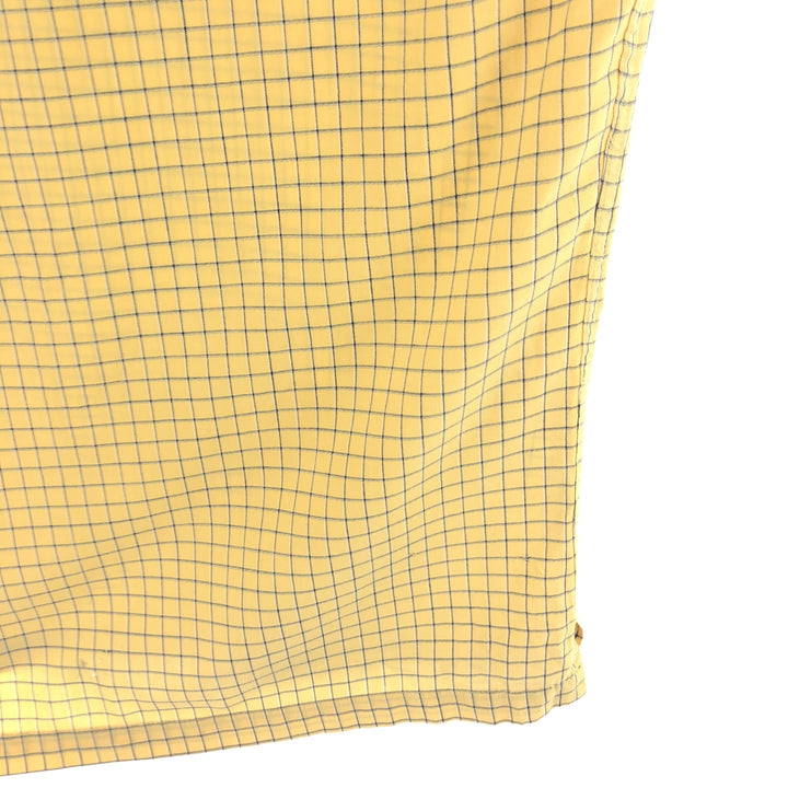 90'S Ralph Lauren CHAPS short sleeve button down check shirt men's size L vintage cotton yellow type Vintage Second Hand
