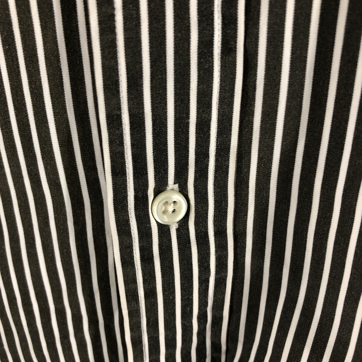 Ralph Lauren Classic Fit Long Sleeve Button Down Striped Shirt Men's XL cotton white type Vintage Second Hand