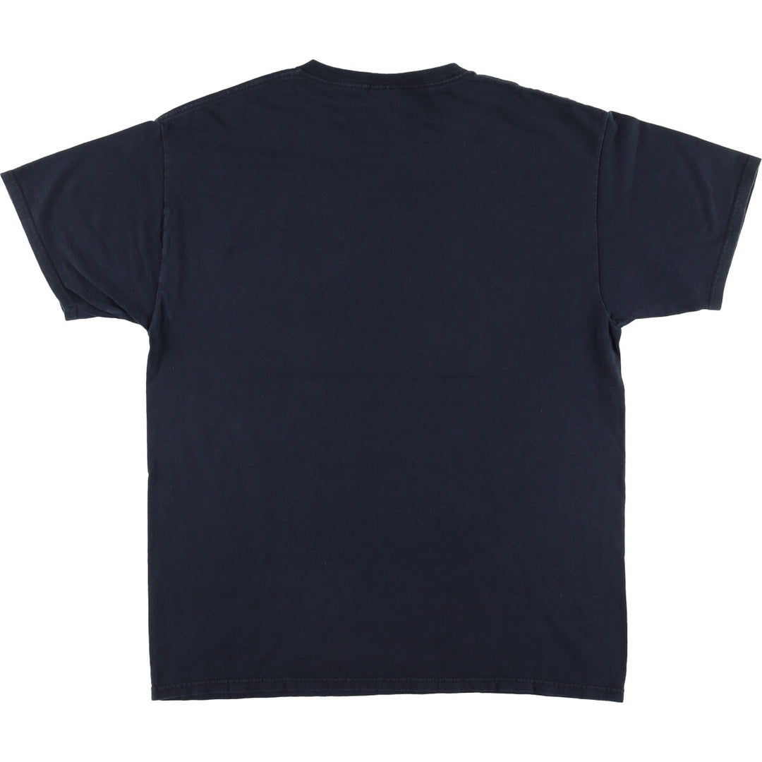 Fruit of the Loom Metallica Skull Pattern Band T-shirt Band Tee Men's L size cotton black type Vintage Second Hand