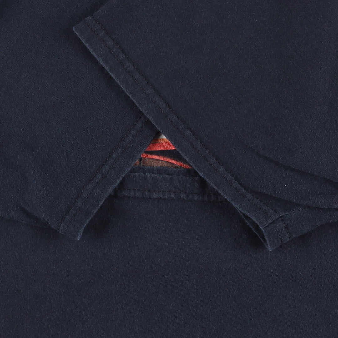 Fruit of the Loom Metallica Skull Pattern Band T-shirt Band Tee Men's L size cotton black type Vintage Second Hand