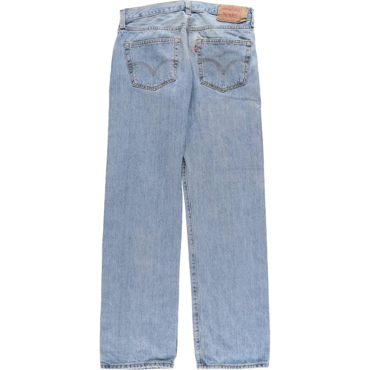 Levi's 501 STRAIGHT FIT straight denim pants for men, equivalent to w34 cotton blue type Vintage Second Hand