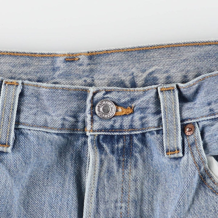 Levi's 501 STRAIGHT FIT straight denim pants for men, equivalent to w34 cotton blue type Vintage Second Hand