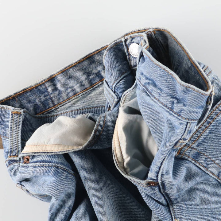 Levi's 501 STRAIGHT FIT straight denim pants for men, equivalent to w34 cotton blue type Vintage Second Hand