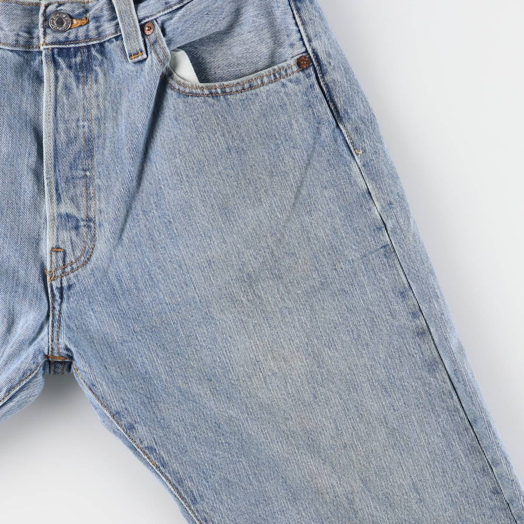 Levi's 501 STRAIGHT FIT straight denim pants for men, equivalent to w34 cotton blue type Vintage Second Hand