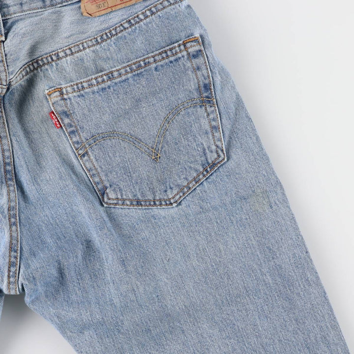 Levi's 501 STRAIGHT FIT straight denim pants for men, equivalent to w34 cotton blue type Vintage Second Hand