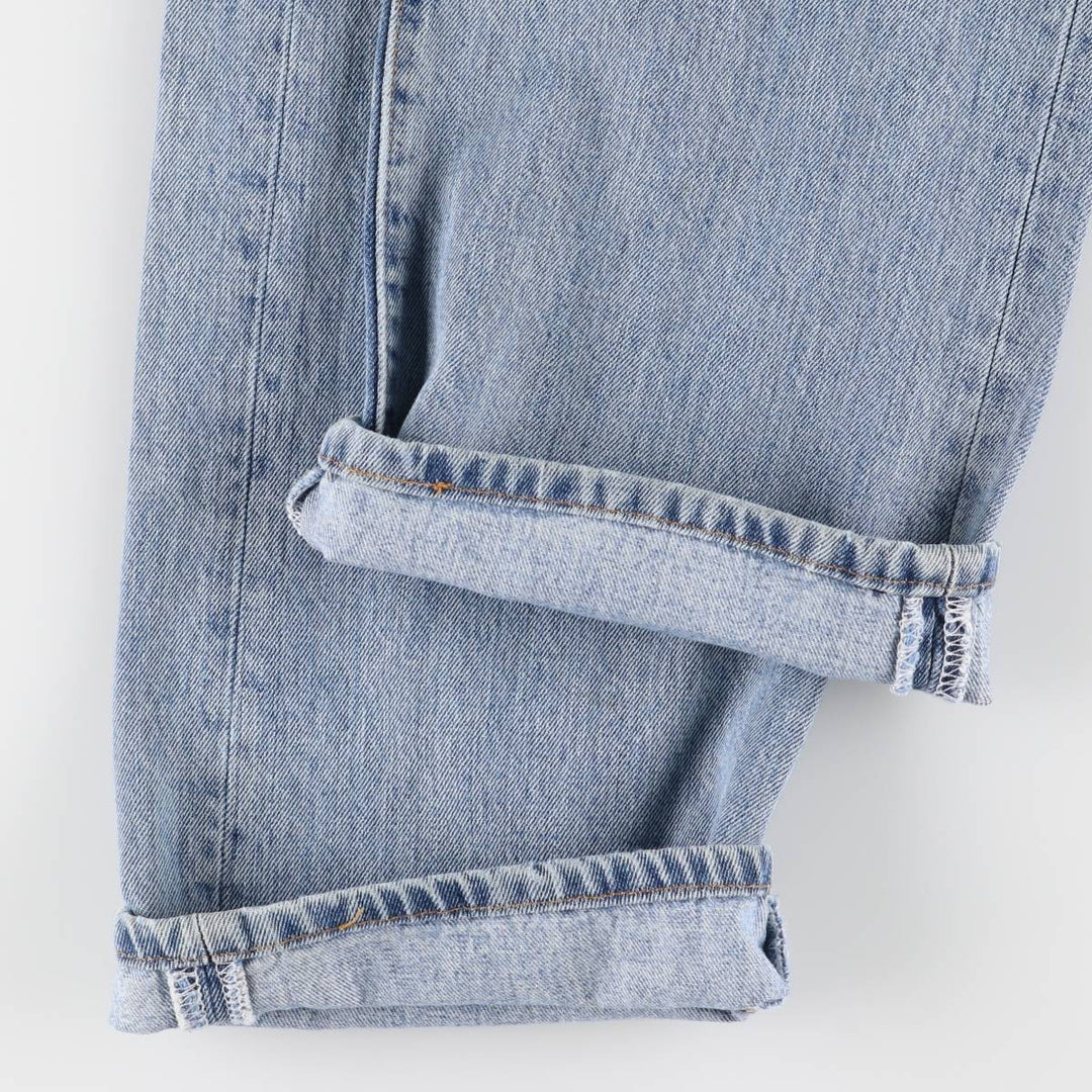 Levi's 501 STRAIGHT FIT straight denim pants for men, equivalent to w34 cotton blue type Vintage Second Hand
