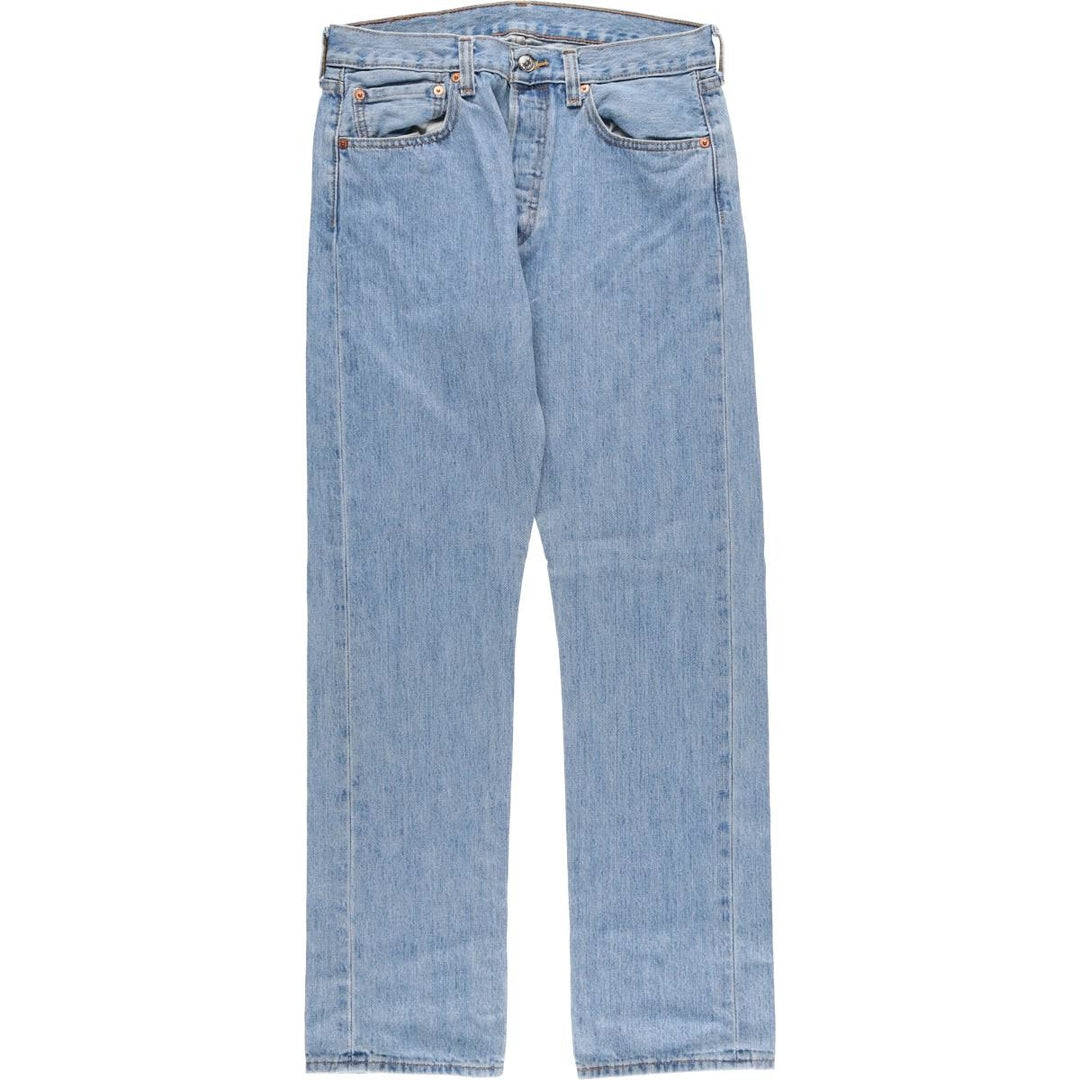 Levi's 501 straight denim pants for men, size W32 cotton blue type Vintage Second Hand