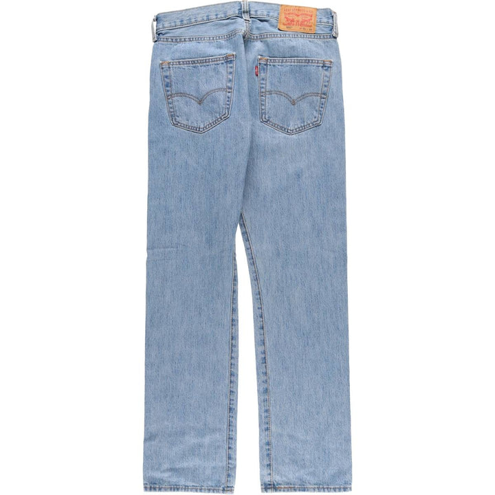 Levi's 501 straight denim pants for men, size W32 cotton blue type Vintage Second Hand