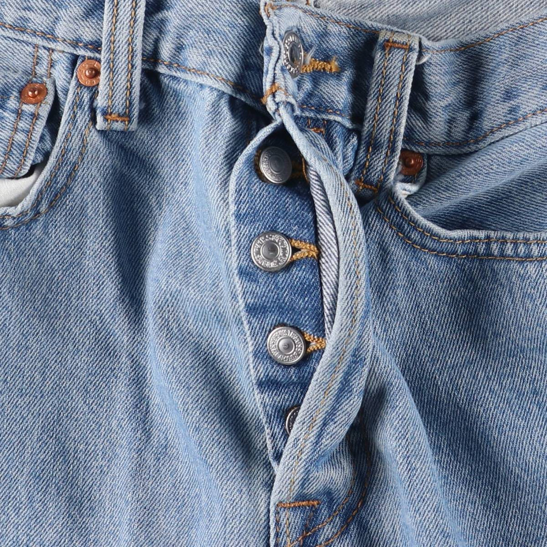 Levi's 501 straight denim pants for men, size W32 cotton blue type Vintage Second Hand