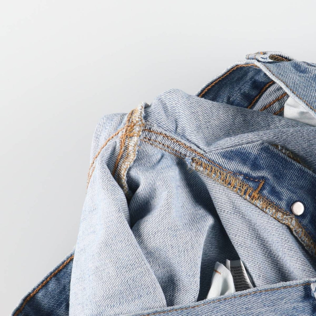 Levi's 501 straight denim pants for men, size W32 cotton blue type Vintage Second Hand