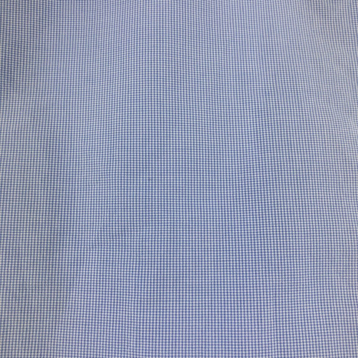 Ralph Lauren POLO by Ralph Lauren ANDREW CLASSIC FIT Houndstooth Pattern Long Sleeve Cotton Shirt Men's XL cotton blue type Vintage Second Hand