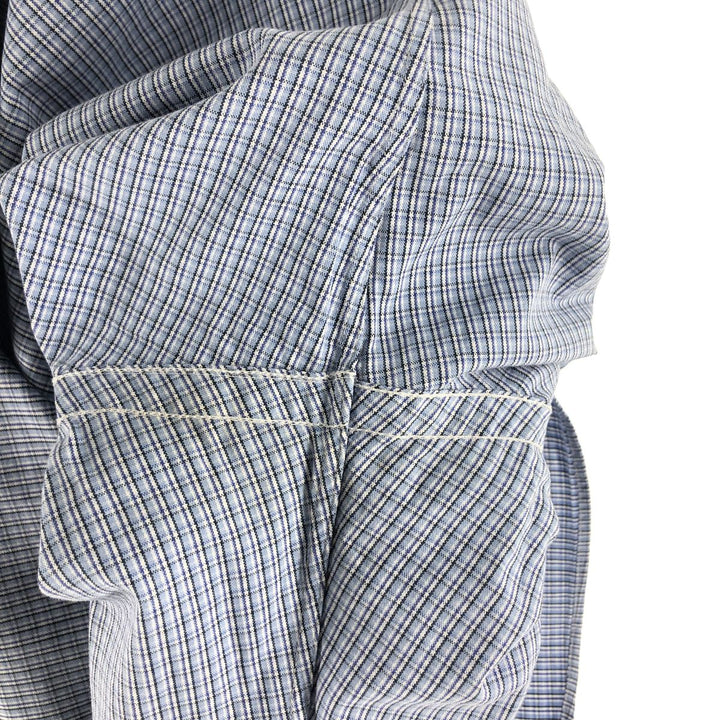 Ralph Lauren CUSTOM FIT long sleeve button down check shirt men's size M cotton blue type Vintage Second Hand