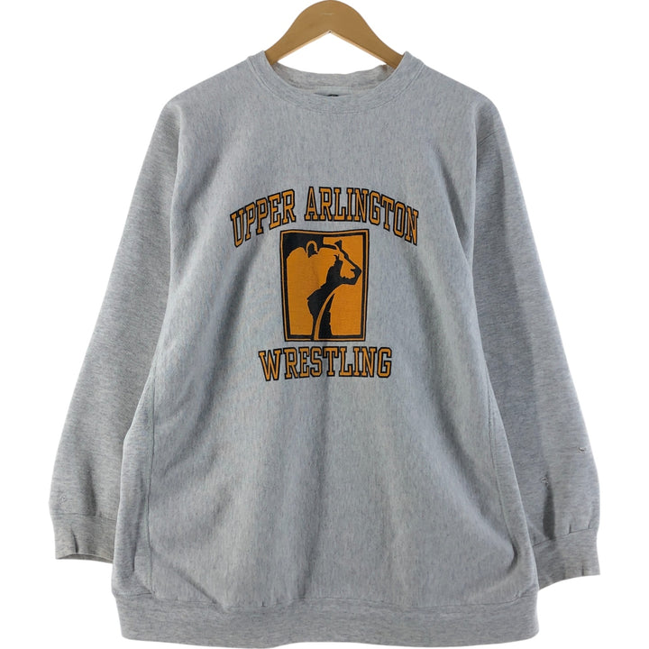 Vintage 1990'S YOCOM KNITTING college sweatshirt, made in the USA, men's size XL cotton gray type Vintage Second Hand