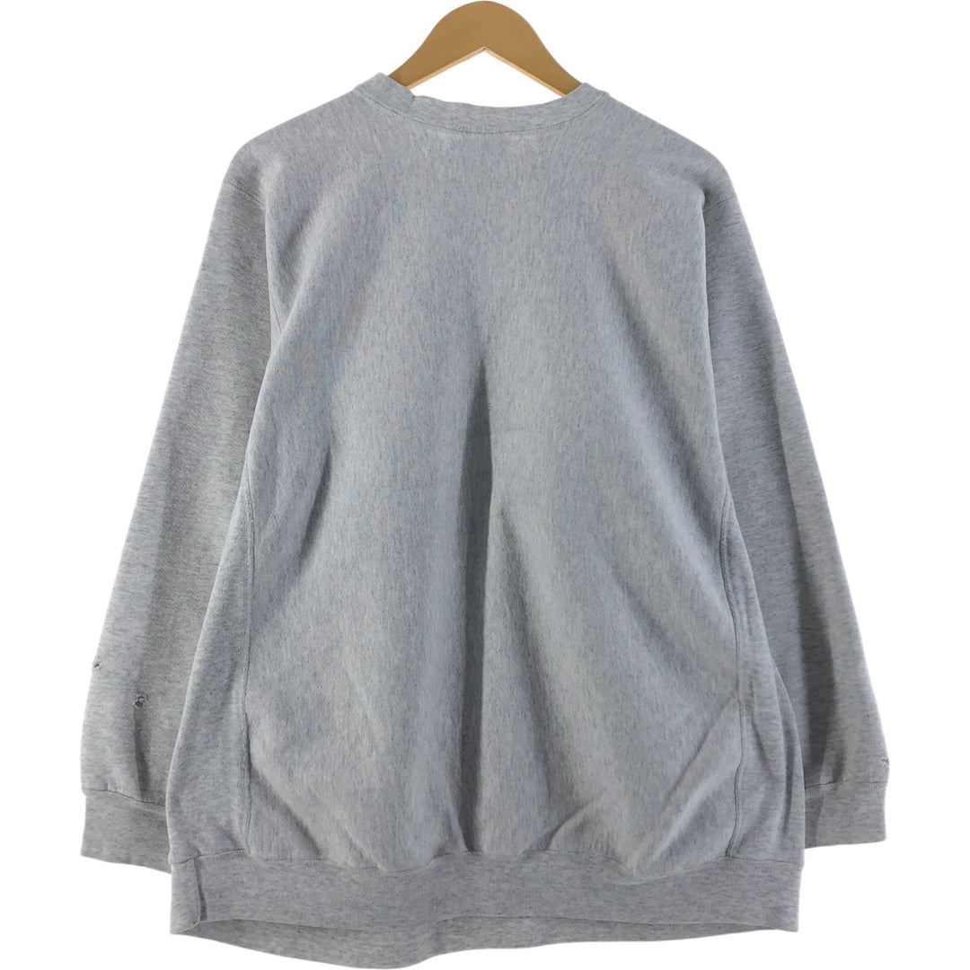 Vintage 1990'S YOCOM KNITTING college sweatshirt, made in the USA, men's size XL cotton gray type Vintage Second Hand
