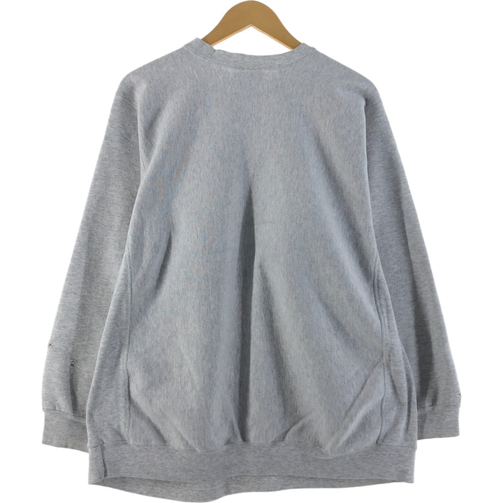 Vintage 1990'S YOCOM KNITTING college sweatshirt, made in the USA, men's size XL cotton gray type Vintage Second Hand