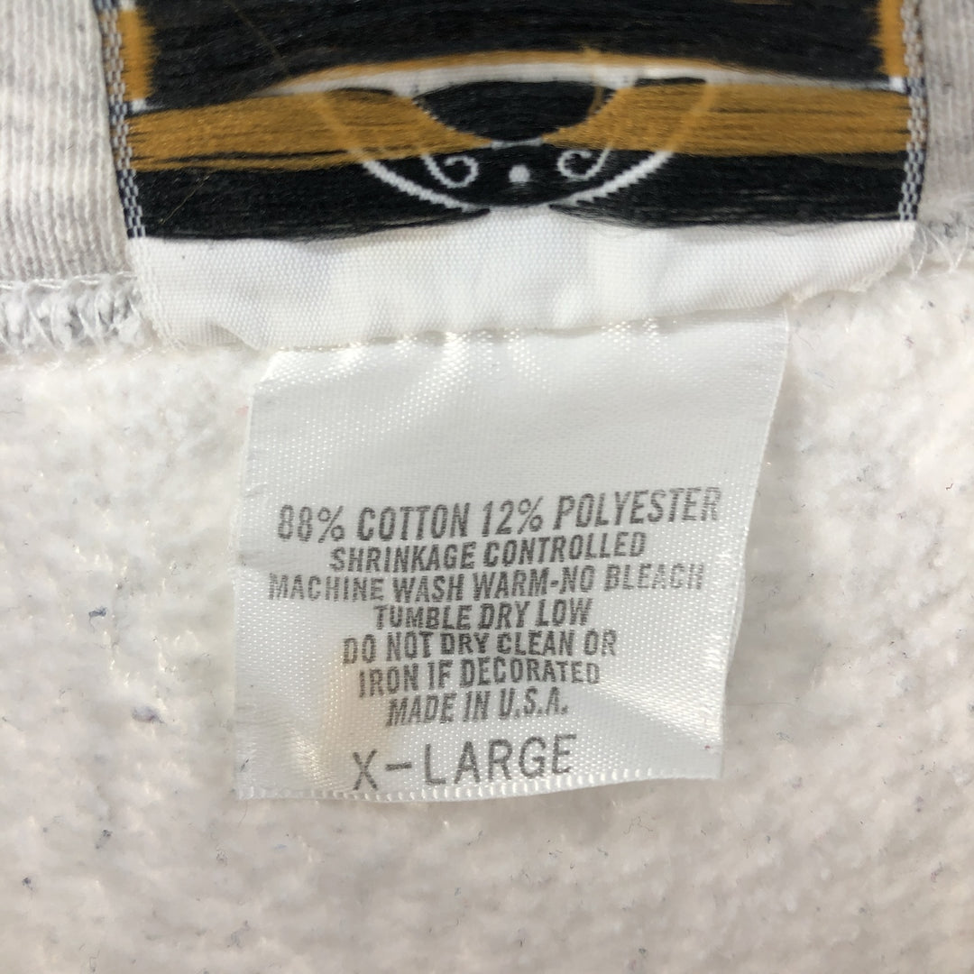 Vintage 1990'S YOCOM KNITTING college sweatshirt, made in the USA, men's size XL cotton gray type Vintage Second Hand