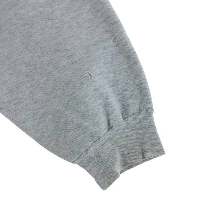 Vintage 1990'S YOCOM KNITTING college sweatshirt, made in the USA, men's size XL cotton gray type Vintage Second Hand