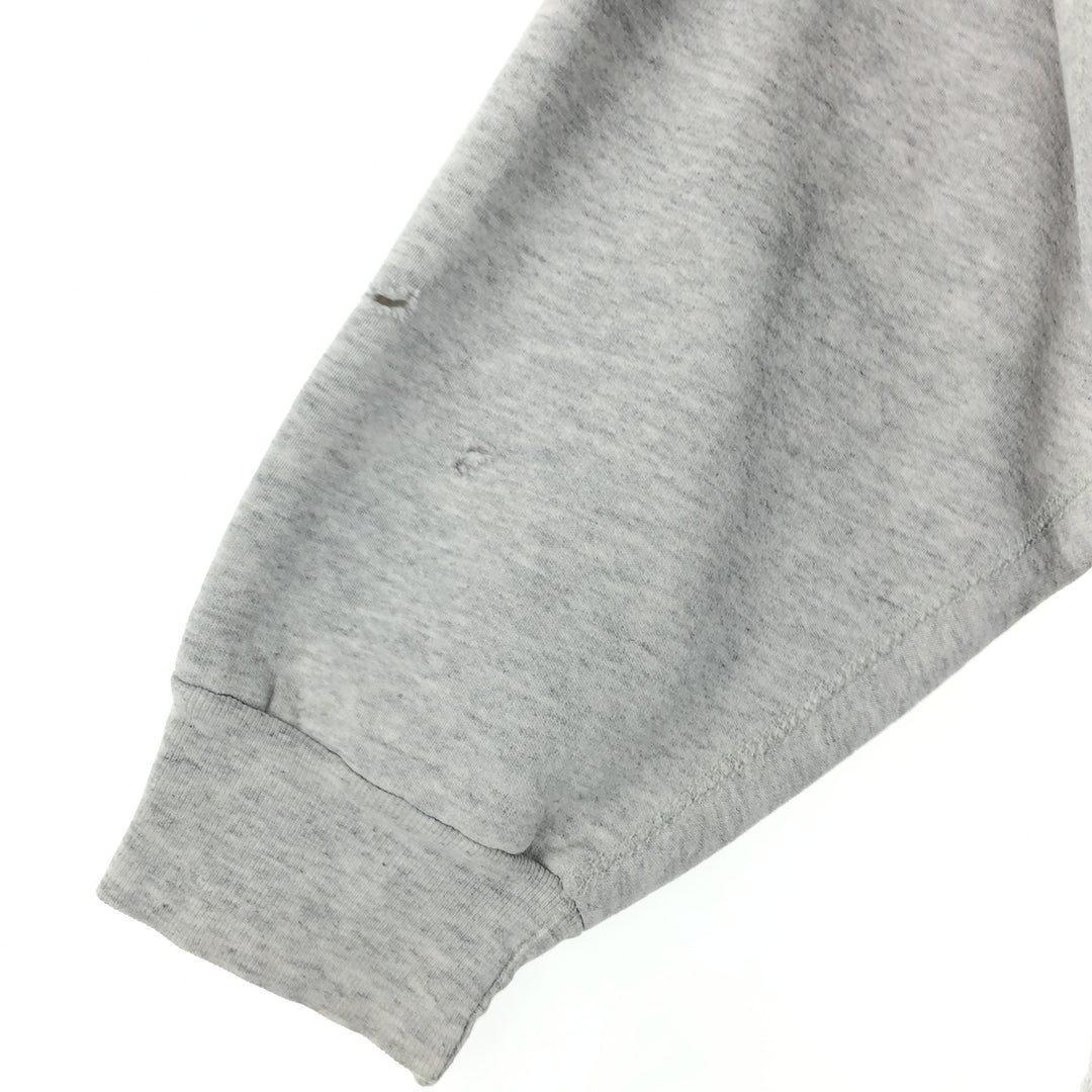 Vintage 1990'S YOCOM KNITTING college sweatshirt, made in the USA, men's size XL cotton gray type Vintage Second Hand