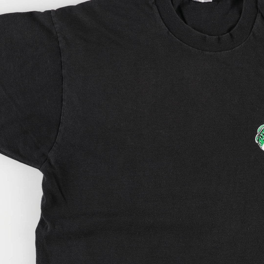 90's Fruit of the Loom BassProShops Advertising T-shirt Made in USA Men's L size cotton black type Vintage Second Hand
