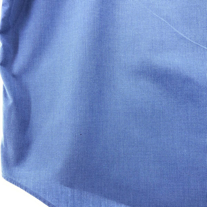 Ralph Lauren BLAKE short sleeve button down check shirt men's XL size cotton blue type Vintage Second Hand