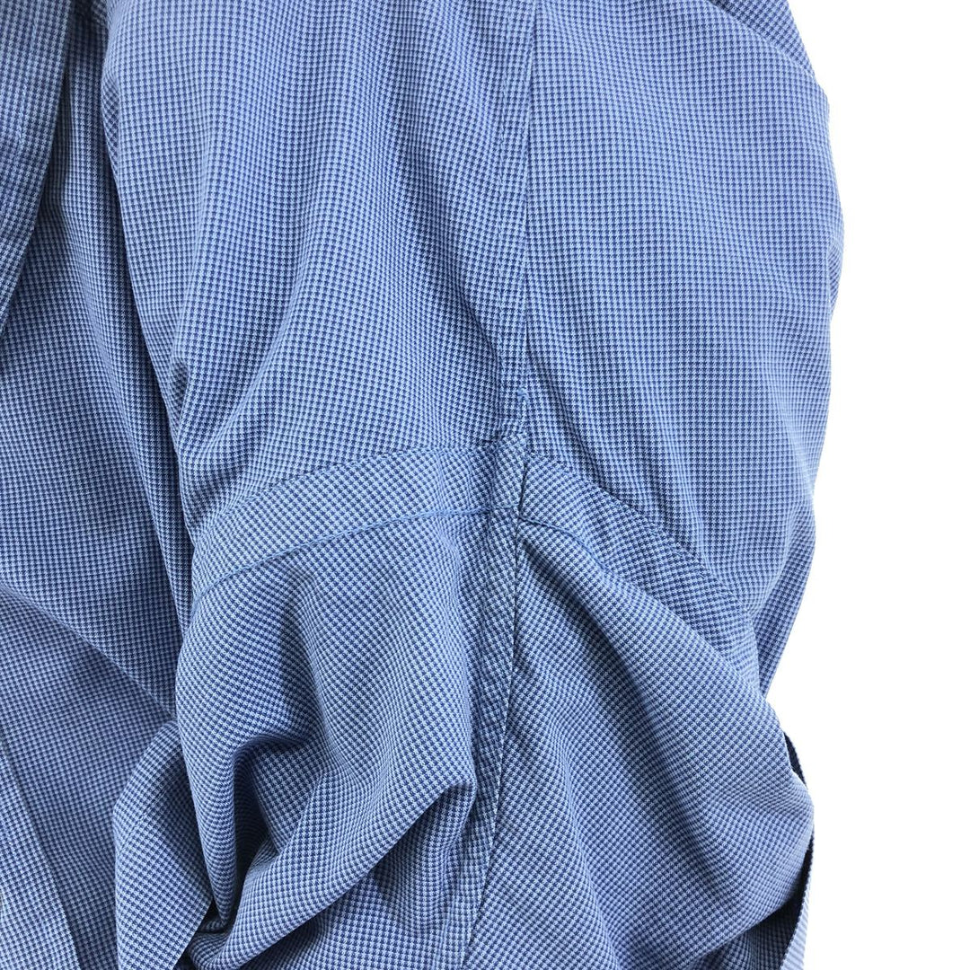 Ralph Lauren BLAKE short sleeve button down check shirt men's XL size cotton blue type Vintage Second Hand