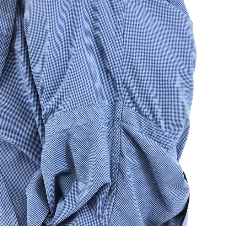 Ralph Lauren BLAKE short sleeve button down check shirt men's XL size cotton blue type Vintage Second Hand