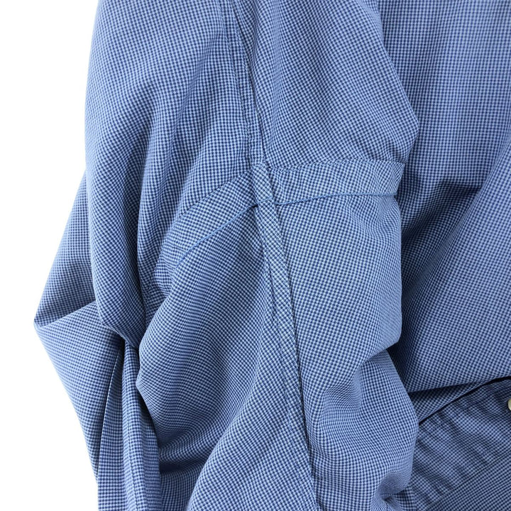 Ralph Lauren BLAKE short sleeve button down check shirt men's XL size cotton blue type Vintage Second Hand