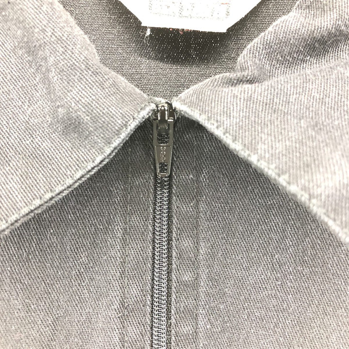 90'S Ben Davis Half-Zip Short-Sleeve Work Shirt Box Shirt Made in USA Men's M Vintage cotton black type Vintage Second Hand