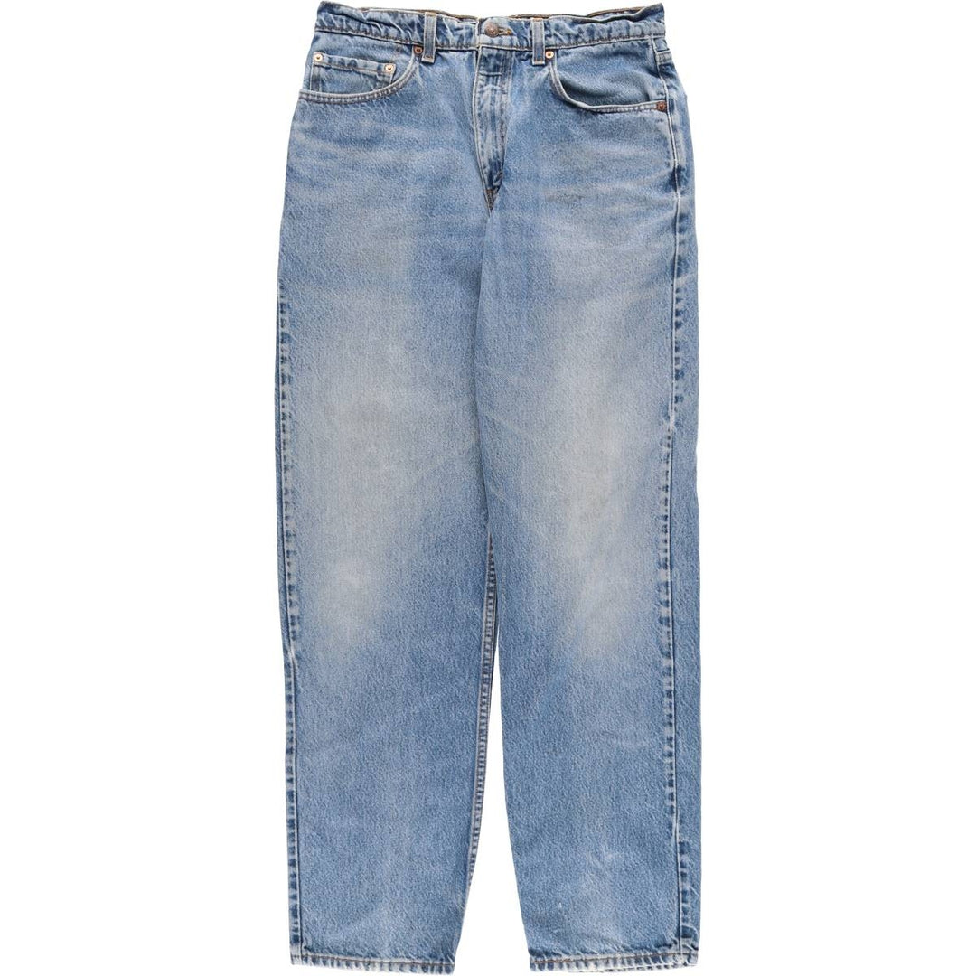 90'S Levi's 550 Relax Fit Tapered Denim Pants Made in USA Men's W32 Vintage cotton blue type Vintage Second Hand