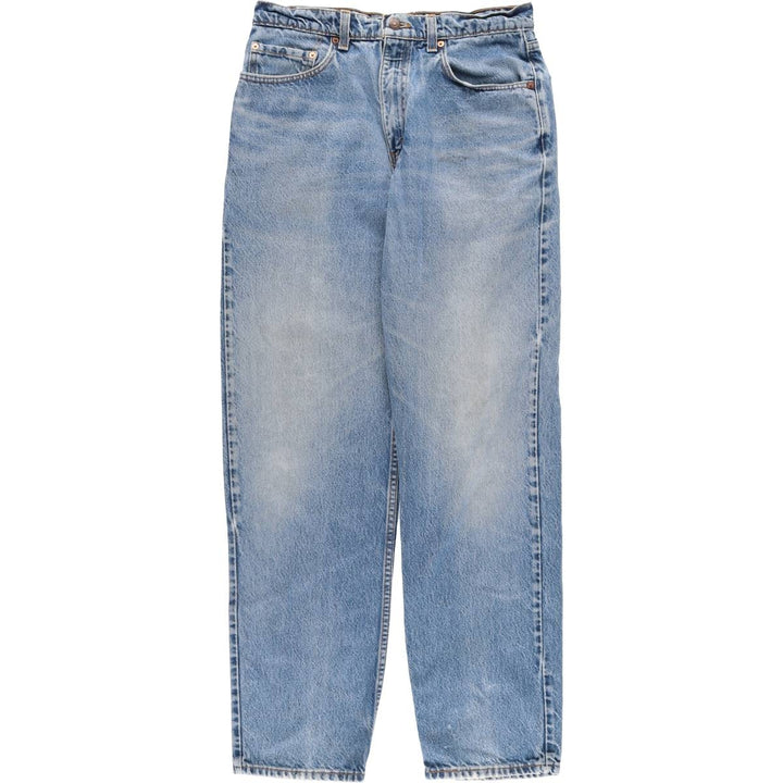90'S Levi's 550 Relax Fit Tapered Denim Pants Made in USA Men's W32 Vintage cotton blue type Vintage Second Hand