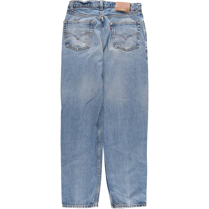 90'S Levi's 550 Relax Fit Tapered Denim Pants Made in USA Men's W32 Vintage cotton blue type Vintage Second Hand