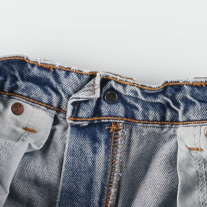 90'S Levi's 550 Relax Fit Tapered Denim Pants Made in USA Men's W32 Vintage cotton blue type Vintage Second Hand