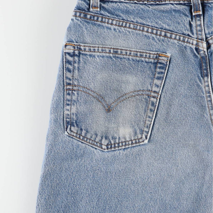 90'S Levi's 550 Relax Fit Tapered Denim Pants Made in USA Men's W32 Vintage cotton blue type Vintage Second Hand