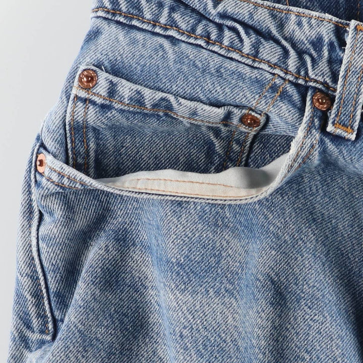 90'S Levi's 550 Relax Fit Tapered Denim Pants Made in USA Men's W32 Vintage cotton blue type Vintage Second Hand