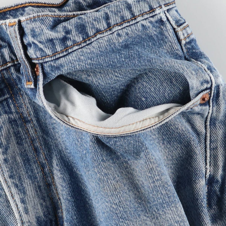 90'S Levi's 550 Relax Fit Tapered Denim Pants Made in USA Men's W32 Vintage cotton blue type Vintage Second Hand