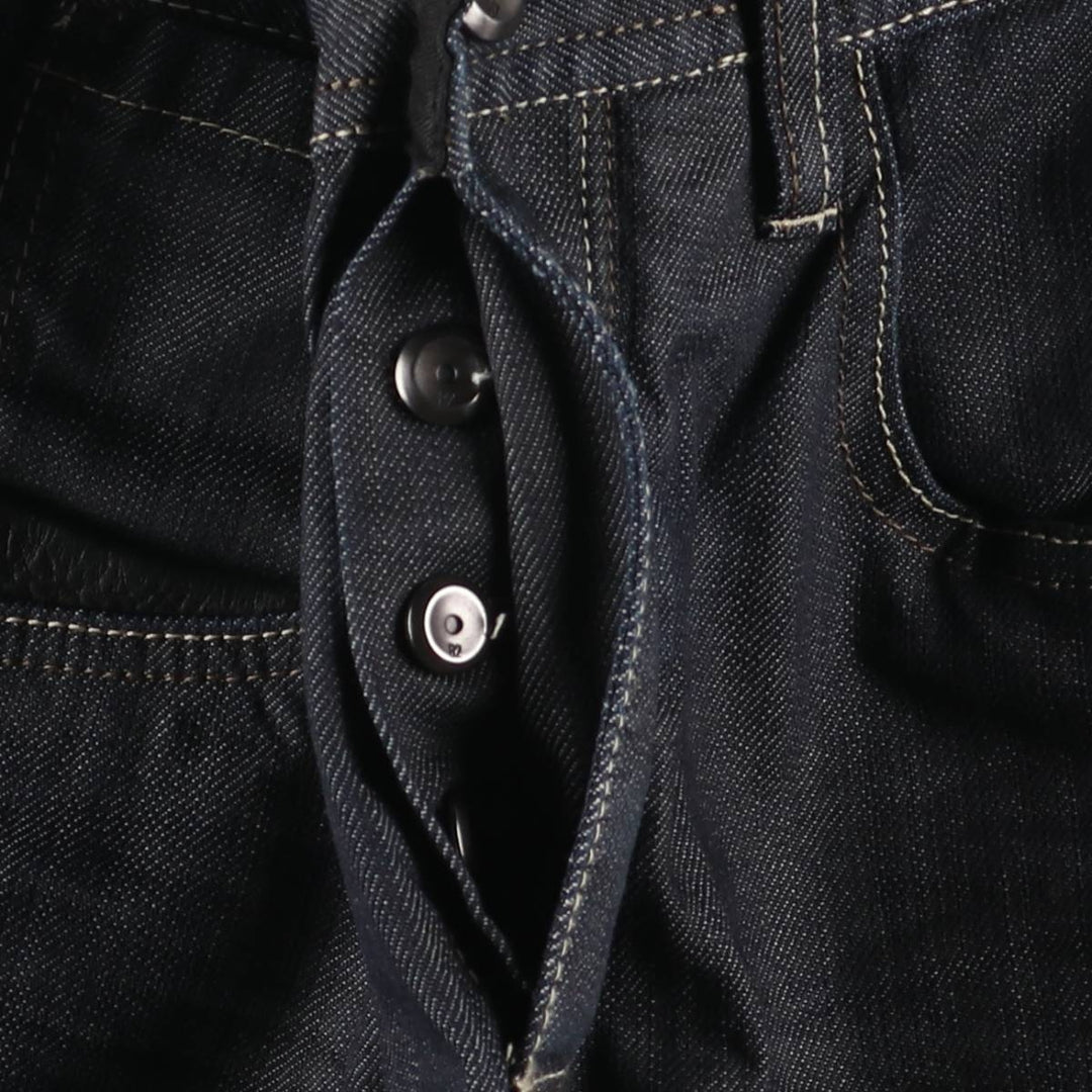 00'S NEXT Flare Cut Denim Pants Women's L (W30) cotton black type Vintage Second Hand