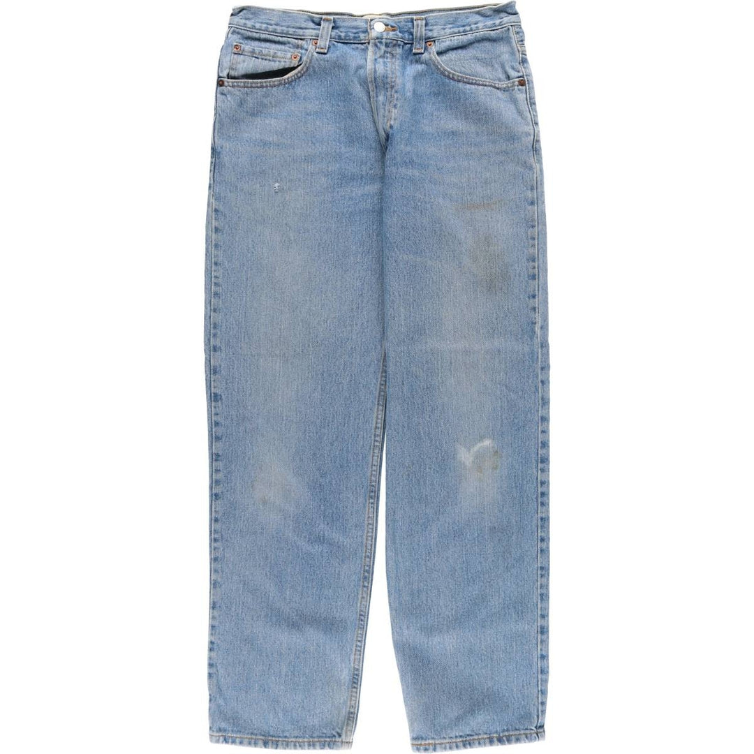 Levi's 550 Relaxed Fit Tapered Denim Pants for Men, W33 cotton blue type Vintage Second Hand