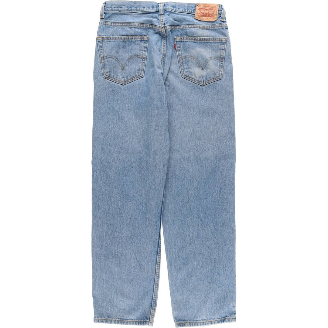 Levi's 550 Relaxed Fit Tapered Denim Pants for Men, W33 cotton blue type Vintage Second Hand