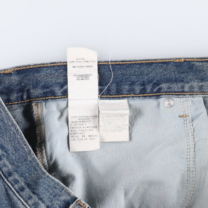 90'S ~ Tommy Hilfiger JEANS Tapered denim pants for men, W36 equivalent, vintage cotton blue type Vintage Second Hand