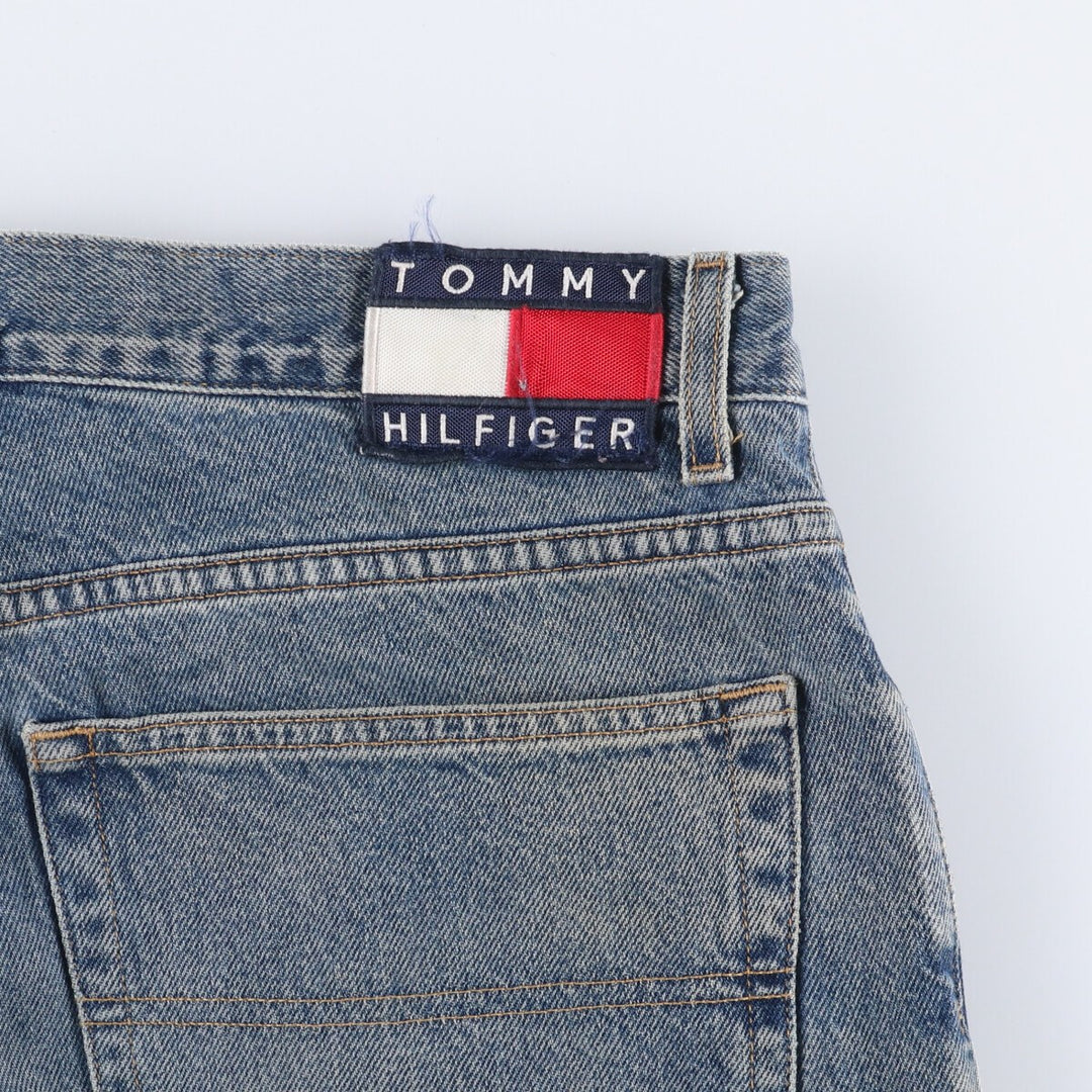 90'S ~ Tommy Hilfiger JEANS Tapered denim pants for men, W36 equivalent, vintage cotton blue type Vintage Second Hand