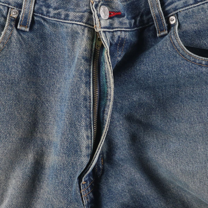 90'S ~ Tommy Hilfiger JEANS Tapered denim pants for men, W36 equivalent, vintage cotton blue type Vintage Second Hand