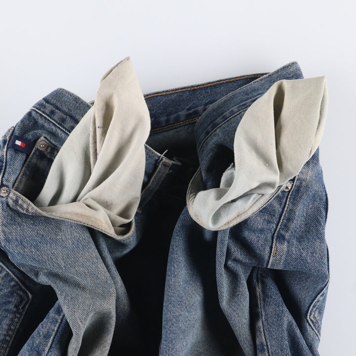 90'S ~ Tommy Hilfiger JEANS Tapered denim pants for men, W36 equivalent, vintage cotton blue type Vintage Second Hand