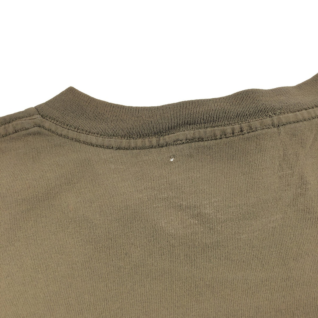 90'S DISNEY ORIGINALS MICKEY MOUSE Mickey Mouse character print T-shirt Made in Canada Men's L size Vintage cotton Khaki type Vintage Second Hand