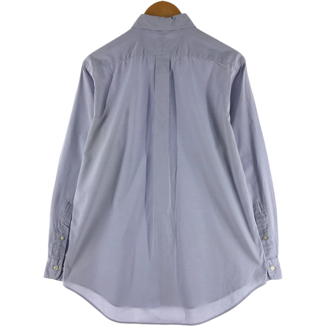 Ralph Lauren Classic Fit long sleeve button down shirt, men's size M cotton Blue type light blue Vintage Second Hand