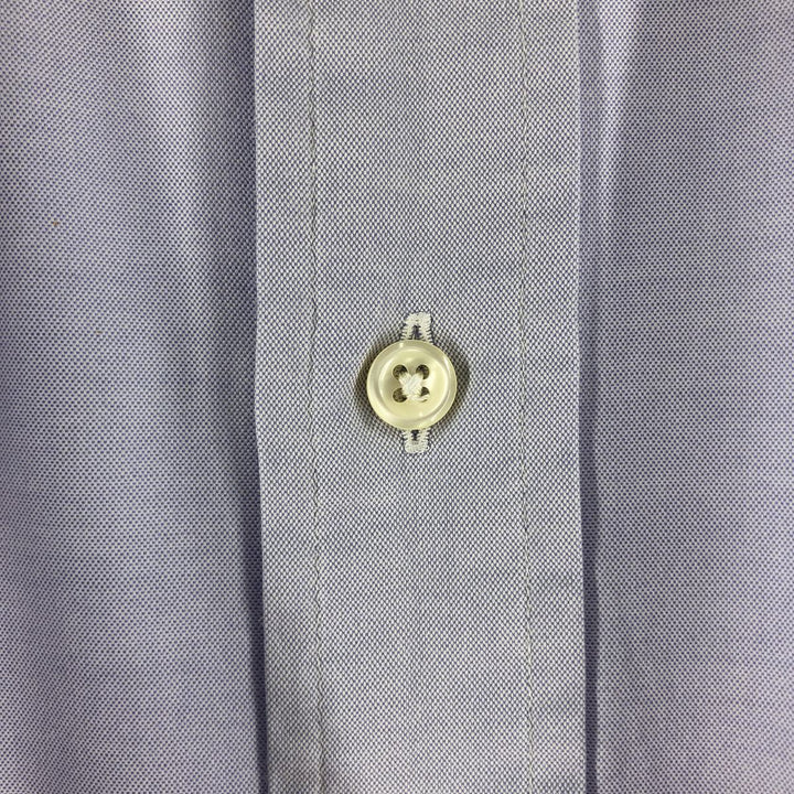 Ralph Lauren Classic Fit long sleeve button down shirt, men's size M cotton Blue type light blue Vintage Second Hand
