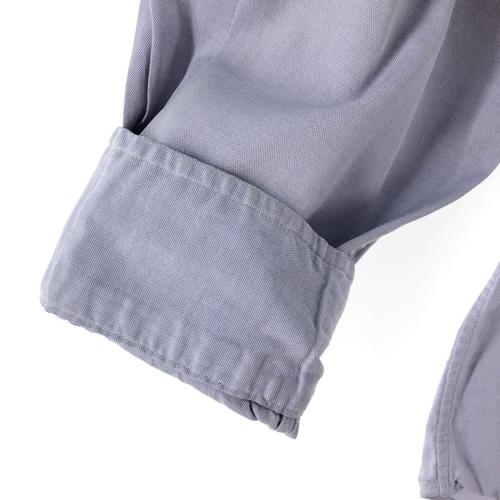 Ralph Lauren Classic Fit long sleeve button down shirt, men's size M cotton Blue type light blue Vintage Second Hand