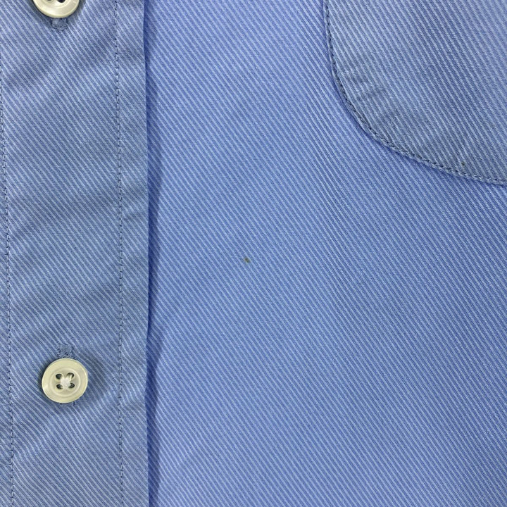 Brooks Brothers Wide Collar Long Sleeve Cotton Shirt Men's Size L cotton Blue type light blue Vintage Second Hand