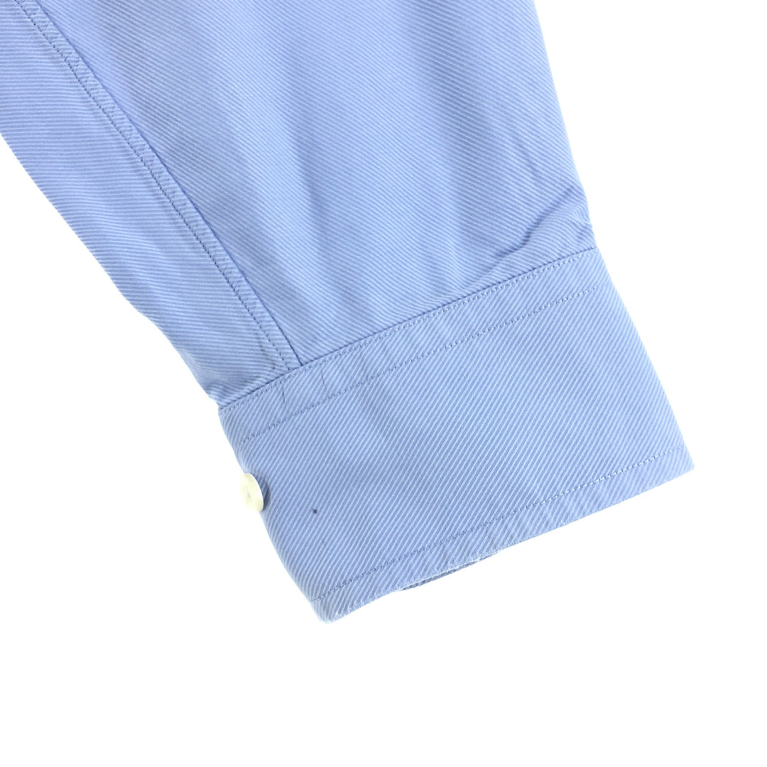Brooks Brothers Wide Collar Long Sleeve Cotton Shirt Men's Size L cotton Blue type light blue Vintage Second Hand